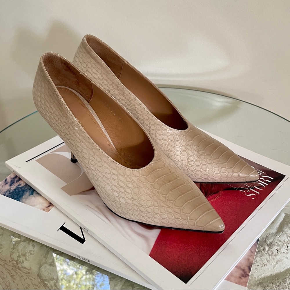 Dries Van Noten Snake Effect Pumps